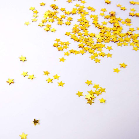 30 Grams/ 1 Ounce (Gold) $7 Star Sequins, Confetti Table, Metallic Wedding, Moon Festival, Star Confetti, Table Confetti, Golden Star, Craft Wedding, Wedding Party Decorations