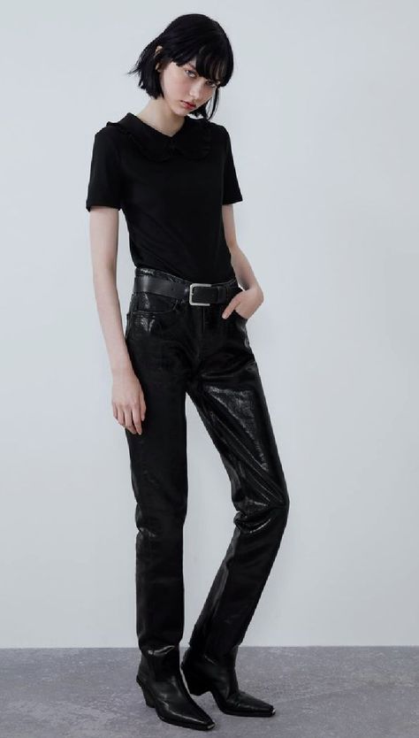 Ruched Cargo Pants, Sofia Steinberg, Model Polaroids, Androgynous Models, Standing Pose, Standing Poses, Life Care, Pose Reference Photo, Pan Collar