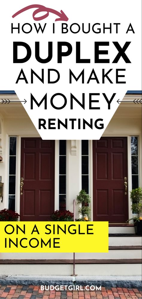 Buying A Duplex Home, Real Estate Portfolio, Duplex Renovation, How To Rent Out Your House, Renting Out Your House, Real Estate Investing Rental Property, Wholesale Real Estate, Rental Property Investment, Real Estate Rentals