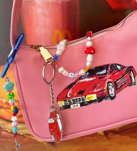 ic ferrari keychains available now 🏎️🏁 or FREE 99 w/ purchases over 2 hunnid🤯🌹🫡❤️ Fashion Brands, Keychains, Ferrari, Fashion Branding, Charms, Pins