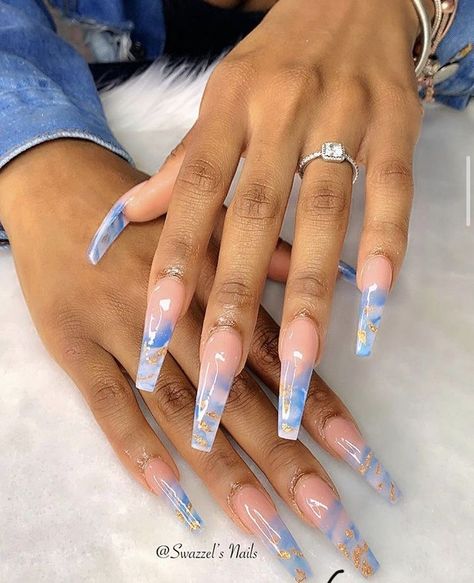 Blue Acrylic Nails, Drip Nails, Cute Acrylic Nail Designs, Long Acrylic Nails Coffin, Coffin Nails Long, Bling Acrylic Nails, Summer Acrylic Nails, Square Acrylic Nails, Coffin Nails Designs