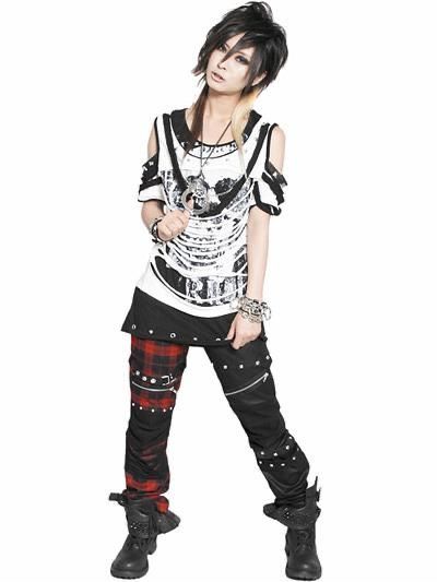 Scene Wardrobe, Two Tone Pants, Visual Kei Outfits, L Cosplay, Visual Kei Fashion, Japanese Punk, Harajuku Punk, Kei Visual, Life Friends