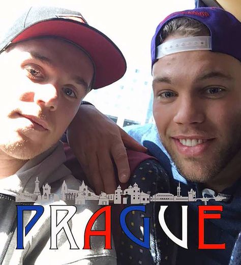 Connor and Taylor from Prague ❤️ Taylor Hall, Edmonton Oilers Hockey, Oilers Hockey, Connor Mcdavid, Hot Hockey Players, Nhl Players, Edmonton Oilers, Hockey Fans, Nhl Hockey