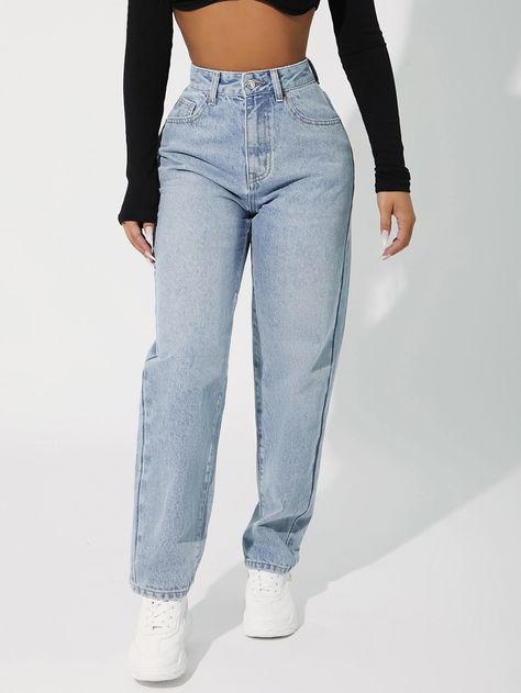 Mama Jeans, Streetwear Jeans, Moda Jeans, Stylish Jeans, Jeans Mom, Jeans Casual, Trouser Style, Tapered Jeans, Waist Jeans