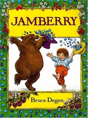 "One berry, two berry, pick me a Blueberry !"  "Hatberry, Shoeberry in my Canoeberry;"  "Under the bridge and over the dam,"  "Looking for Berries - Berries for Jam !"  This one was really fun to read to my kids. Board Books For Babies, Berry Picking, Rhyming Books, Best Children Books, Bright Paintings, Award Winning Books, Childhood Books, Toddler Books, Jamberry