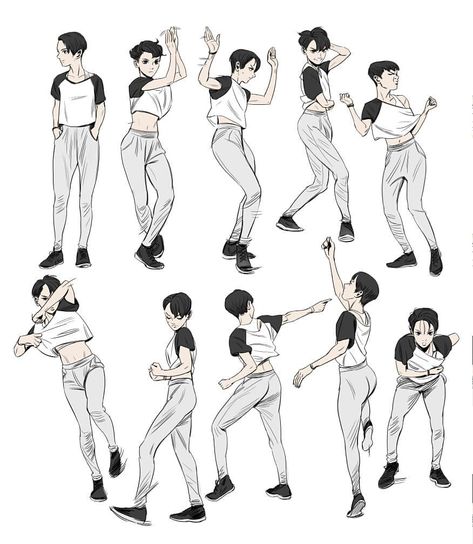 Dancing Poses Drawing, Dancing Drawing, Dancing Poses, Dance Pose, Character Design Cartoon, Dancing Drawings, Lindy Hop, Panic! At The Disco, Poses References