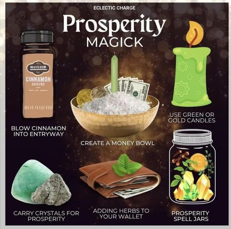 Money Oil Recipe, Prosperity Magick, Money Bowl, Money Spells Magic, Wicca Recipes, Hoodoo Spells, Money Spells That Work, Prosperity Spell, Magickal Herbs