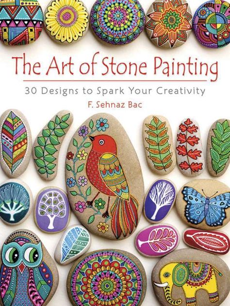 The Art of Stone Painting: 30 Designs to Spark Your Creativity – Home and Garden Stone Drawing, Paint Themes, Art Pierre, Stone Art Painting, Painting Words, Painted Rocks Diy, Paint Rock, Rock Painting Designs, Stone Crafts