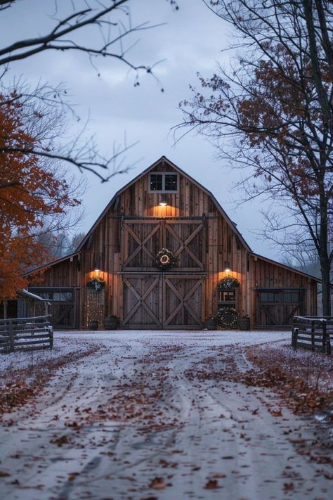 Bloxburg Barn Ideas, Barn Bloxburg, Barn Colors Exterior, Exterior Facade Design, Western Facade, Swamp Magic, Barn Aesthetic, Library Makeover, Barn Colors