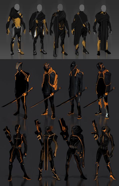 SynapseR - Sketches by Alexander Akimov Techwear Superhero, Cyberpunk Outfit Concept Art, Tron Character Design, Cyberpunk Clothes Concept Art, Scifi Clothes Concept Art, Scifi Outfit Concept Art, Scifi Fashion Concept Art, Futuristic Suit Concept Art, Battle Suit Concept Art