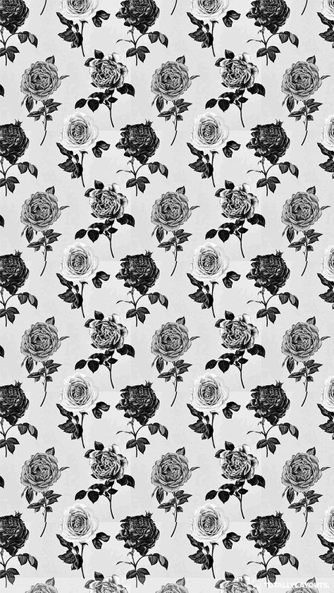 Floral Wallpaper Roblox Design, Monogram Wallpaper, Black And White Roses, Scratchboard Art, Black And Black, Goth Wallpaper, Gothic Wallpaper, Emo Wallpaper, Halloween Artwork