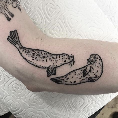 Ocean Life Tattoos, Seal Tattoo, Brighton Tattoo, Nature Tattoos, Line Tattoos, Thanks So Much, Animal Tattoos, Pretty Tattoos, Life Tattoos