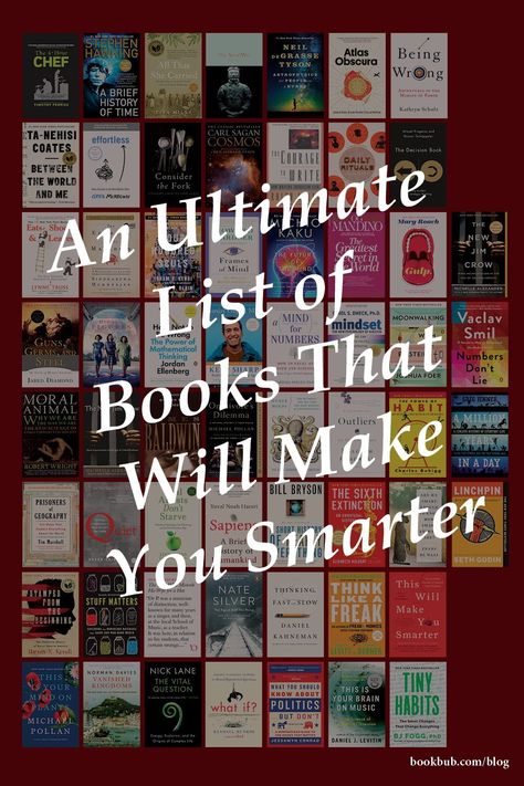 This list of books to make you smarter has something for everyone! Increase Intelligence, Historical Nonfiction, Improvement Books, List Of Books, Human Interest, How To Become Smarter, The Best Books, Book Suggestions, Motivational Messages