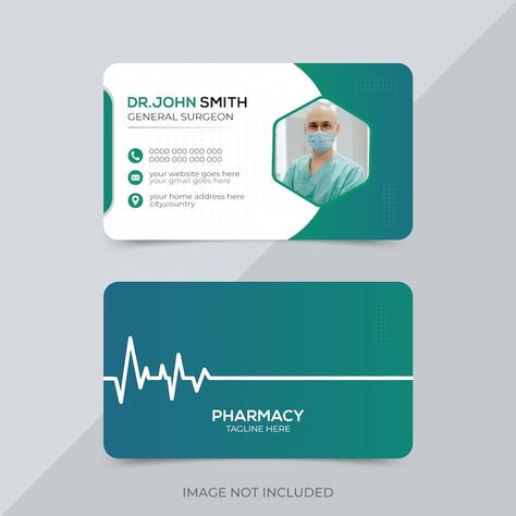 Medical Visit Card, Medical Visiting Cards Design, Doctor Business Cards Medical, Dr Business Card, Health Card Design, Dr Visiting Cards Design, Doctor Visiting Cards Design Creative, Visiting Card For Doctors, Visitcard Ideas