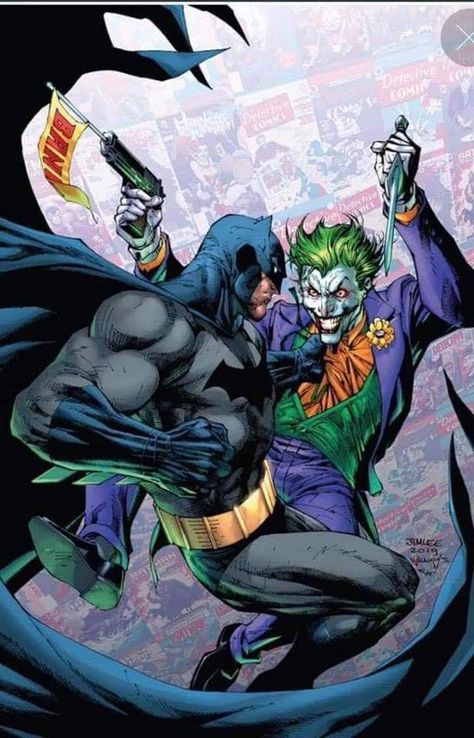 Detective Comics #1000 cover varient by Jim Lee Batman And The Joker, Jim Lee Batman, Batman And Joker, Batman Vs Joker, Joker Comic, Bob Kane, Joker Batman, Batman Poster, Superhero Batman