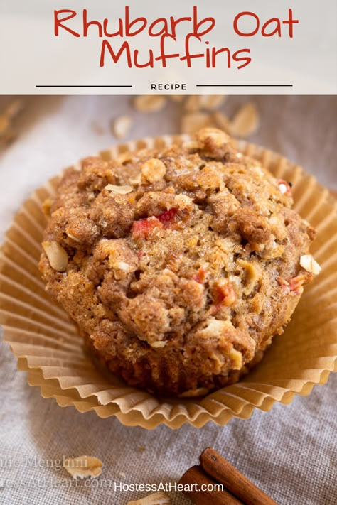 2 Cups Rhubarb Recipes, Easy Yummy Muffin Recipes, Rhubarb Cinnamon Muffins, Rhubarb Rice Pudding, Rhubarb Oat Muffins, Rhubarb Strudel Muffins, Rhubarb Raspberry Muffins, Rhubarb Muffins Streusel, Rhubarb Cottage Cheese