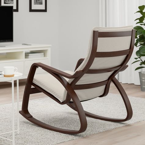 Ikea Armchair, Contemporary Armchair, Comfortable Armchair, Bent Wood, Ikea Family, Stylish Chairs, Rocking Chairs, Fabric Armchairs, Chaise Lounge Chair