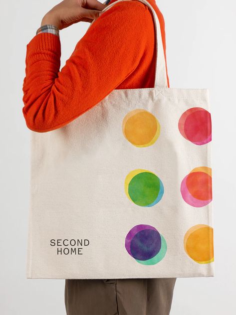 Corporate Id, Canvas Bag Design, Painted Tote, Painted Bags, Brand Communication, Second Home, Diy Stamp, Art Bag, Eco Bag