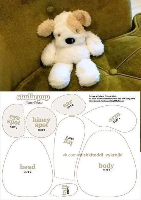 Sewing Templates, Cute Sewing Projects, Animal Sewing Patterns, Plushie Patterns, Sewing Stuffed Animals, Sew Ins, Diy Crafts To Do, Plush Pattern, Sewing Design