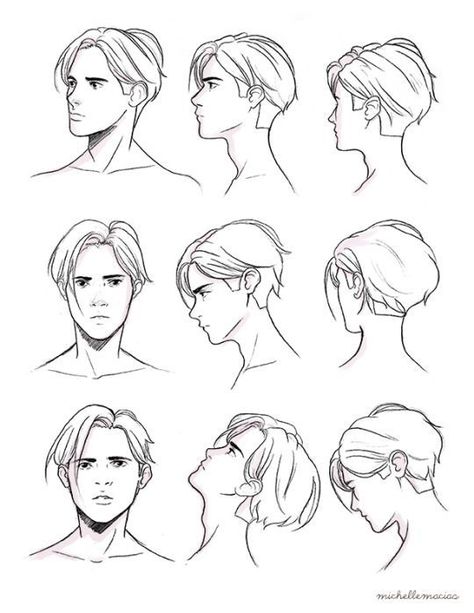 30+ How to draw hair | Sky Rye Design Male Hairstyles, Draw Hair, 얼굴 드로잉, Drawing Lesson, Hair Sketch, Hairstyles For Men, Guy Drawing, Hair Reference, Anime Drawings Tutorials