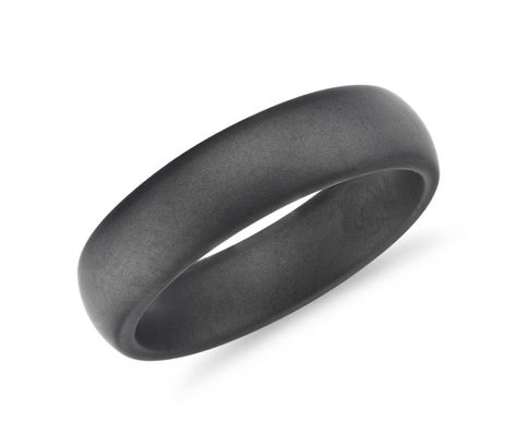 Comfort Fit Gray Wedding Band in Tungsten (6mm) | Blue Nile Simple Wedding Rings Unique, Wedding Rings For Him, Simple Wedding Rings, Rings For Him And Her, Blue Nile Jewelry, Rings For Him, Top Engagement Rings, Modern Wedding Band, Wedding Ring For Him