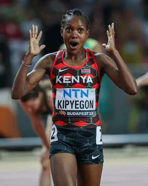 Fun Facts About Faith Kipyegon: The Queen of Middle and Long Distance Running - Faith Kipyegon is recognized as one of the top female middle and long-distance runners globally. - Her impressive accolades include 2 Olympic Gold medals, 1 Olympic Silver medal, 4 World Championships Gold medals, and 2 World Championships Silver medals. - She has also claimed 1 World Relays Gold medal, 4 Diamond League Gold medals, and 5 World Cross Country Championships Gold medals, along with 1 Silver medal in... Faith Kipyegon, Athletics Track, Long Distance Runner, Distance Running, World Athletics, Olympic Gold Medals, Long Distance Running, Gold Medal, World Championship