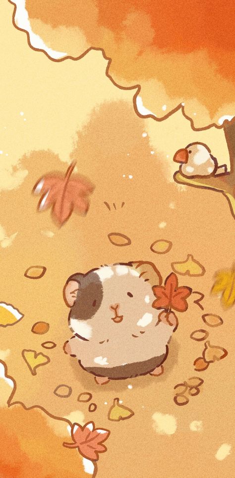 Hamster Wallpaper, Pig Wallpaper, Cocoppa Wallpaper, Images Kawaii, 강아지 그림, Iphone Wallpaper Fall, Pretty Phone Wallpaper, Drawing Wallpaper, Cute Simple Wallpapers