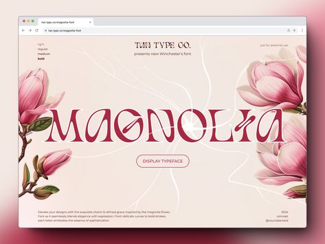 Flower Website Design, Setup Ba, Typography Logo Fonts, Restaurant Social Media, Florist Logo, Floral Font, Thank You Card Design, Type Font, Portfolio Site