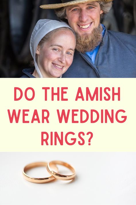 Amish couples do not wear wedding rings. However - Amish do several things to commemorate their marriage union. Read on to learn more. Pride Symbols, Amish Wedding, Amish Lifestyle, Amish Culture, Weddings By Color, Amish Recipes, Married Couples, Garden Recipes, Peach Wedding