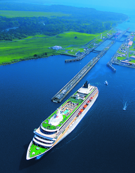 Crystal Symphony in the beautiful waters of the Panama Canal! Panama Canal Cruise, Crystal Cruises, Panama Canal, Luxury Cruise, Cruise Ships, Calm Water, Cruise Travel, Historical Events, Yachts