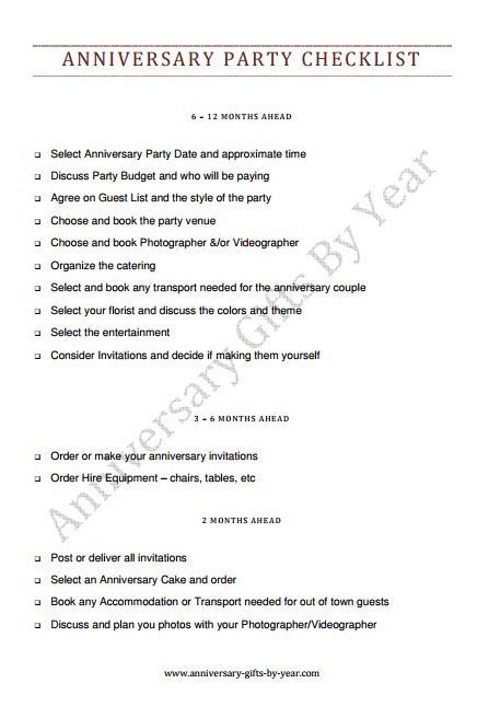 50th wedding anniversary planning made simple! Free printable checklists. 15 Year Anniversary Party Decor, 50th Anniversary Party Checklist, How To Plan A 50th Wedding Anniversary Party, Anniversary Party Itinerary, Wedding Anniversary 50th Gold, Anniversary Party Planning, 50th Wedding Anniversary Party Ideas Decorations Photo Centerpieces, Anniversary Party Planning Checklist, Vow Renewal Checklist Free Printable