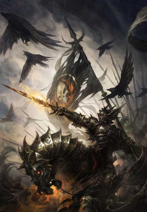 A dark knight of fantasy The Black Company Art, Black Knight Fantasy Art, Dark Knight Art, The Black Company, Raymond Swanland, Dark Paladin, Pixiv Fantasia, Dark Knights, Black Company