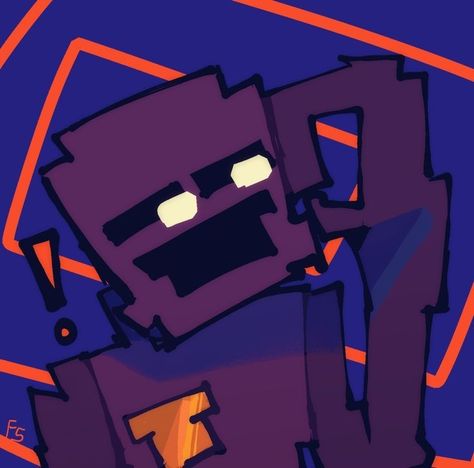 Guy Icon, Fnaf Baby, William Afton, Fnaf Funny, Vegas Baby, Purple Guy, Still Alive, Art Blog, Trash Can