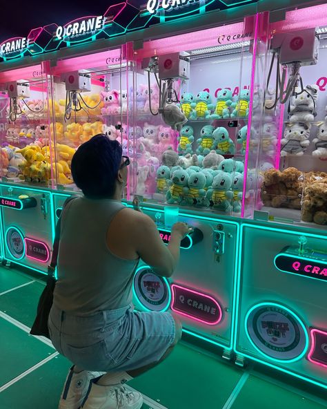 Always wanted to win crane games. 🏗️🧸 finally, got luckyyyy 🤞🍀 Crane Game, Insta Feed, To Win