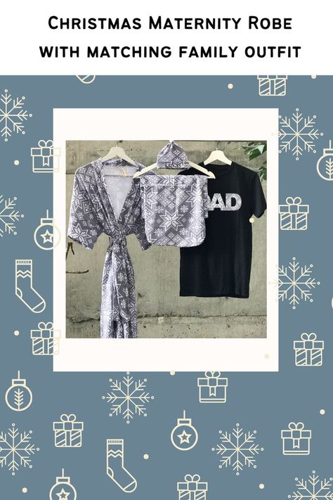 Your Christmas outfits are sorted! Dont think much and just get this comfy attire by COMFYMOMMY 🎄🎁 . . . . #matching #twinning #matchingsets #womenfashion #womencomfort #womenclothing #pregnancy #comfymommy #mommyrobes #maternitywear #fashion #mommycomfort #maternityfashion #maternitywear #maternitystyle #maternitydresses Maternity Robe And Swaddle, Outfits For Christmas, Christmas Maternity, Personalized Baby Hat, Christmas Pregnancy, Swaddle Sets, Matching Baby, Matching Gifts, Matching Family Outfits