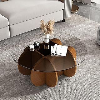 Amazon.com: Modern Living Room Table Farmhouse Center Table, Coffee Table Mid Century, Tea Table Design, Modern Glass Coffee Table, Glass Coffee Tables, Tables For Living Room, Coffee Table For Living Room, Centre Table, Table For Living Room