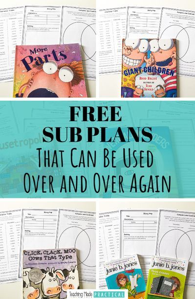 Have these free sub plans always on hand to use with your 3rd, 4th, or 5th grade students (upper elementary) in case of a last minute emergency.  You can make multiple copies of these sub plans and use them over and over again throughout the school year. Relief Teacher Activities, Elementary Substitute Ideas, 4th Grade Substitute Activities, Substitute Teacher Activities, Bag Necessities, Teacher Barbie, Organized School, Class 2023, Math Enrichment