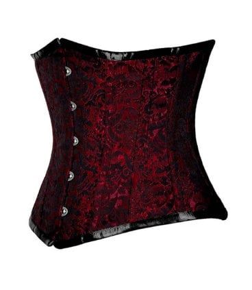 Sleek sellouts! 🤓. Order Underbust Corset Red black brocade body steel boned waist trainer at $83.00 #PersonalizedCorset #BrocadeCorset #WomensClothing #corset #CustomizedGifts #GiftsForHer #UnderbustCorset #EroticCorsetTop #CustomWaistTrainer #EtsyPopularCorset Bone Corset, Under Bust Corset, Corset Costumes, Bespoke Clothing, Steel Boned Corsets, Boned Corsets, Lace Tights, Waist Training Corset, Underbust Corset