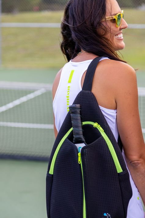 Pickleball Bag Pattern, Pickleball Bag Sewing Pattern, Pickleball Bags For Women, Pickleball Backpack, Pickleball Bag, Sling Bag Pattern, Tennis Backpack, Pickle Ball, Racquet Sports