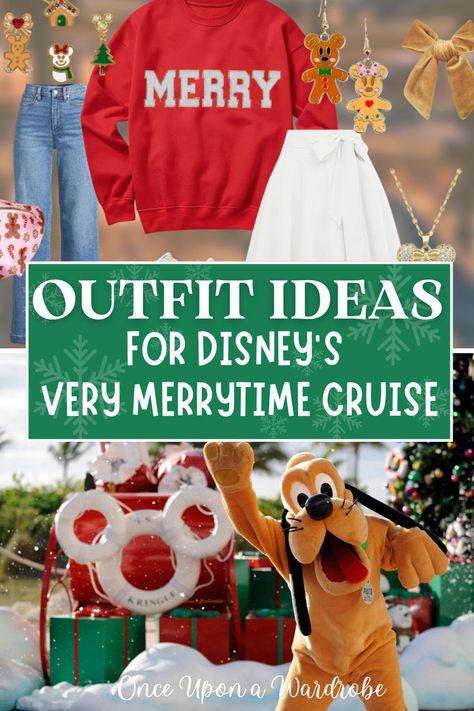 Set sail into the holiday spirit with our YouTube video featuring 6 magical outfit ideas for Disney’s Very Merrytime Cruise! 🎄✨ From coordinating family ensembles to festive looks for every holiday event on board, we’ve got style tips to make your cruise unforgettable. Plus, we share must-know info about what to expect during a Very Merrytime Cruise, from holiday activities to character appearances. Click to watch and get ready to deck the decks in style for a holiday adventure at sea! Merrytime Disney Cruise, Magical Outfit Ideas, Disney Cruise Outfits, Outfits For Disney, Christmas Cruise, Disney Cruise Vacation, Christmas Cruises, Coordinating Outfits, Cruise Outfits