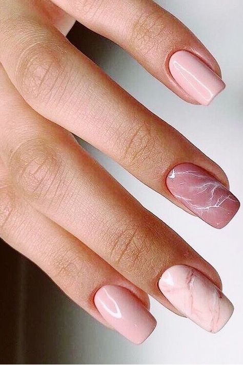 Ongles Rose Pastel, Blush Pink Nails, February Nails, Pink Manicure, Simple Gel Nails, Blush Nails, Thanksgiving Nails, Short Acrylic Nails Designs, Dipped Nails