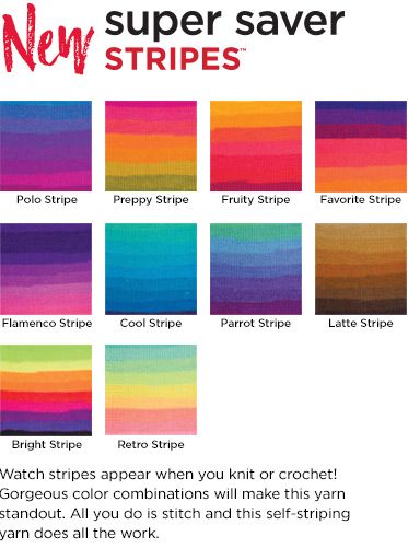 Check out these Stripes! 958635 - Stripes - Super Saver Yarn - New from Red Heart Red Heart Yarn Colors, Planned Pooling, Red Heart Super Saver Yarn, Yarn Color Combinations, Types Of Red, Striped Baby Blanket, Dishcloth Knitting Patterns, Knit Dishcloth, Yarn Inspiration