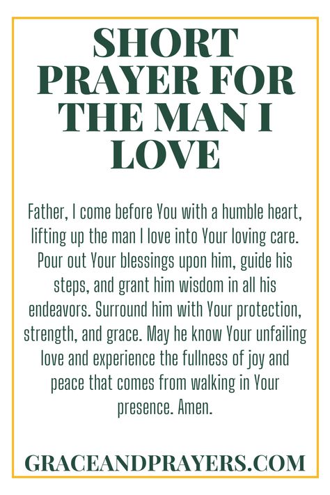 Are you seeking prayers for the man you love? Then we hope that these 9 prayers will help you show God your devotion to the man you love! Click to read all prayers for the man you love. Pray For Your Man, Prayers For Healthy Relationships, Prayers For Significant Other, Prayers For My Fiance, Scripture For My Husband, Prayers For My Partner, Prayers For My Husband Encouragement, Prayer For The Man I Love, Prayer For Boyfriend Strength