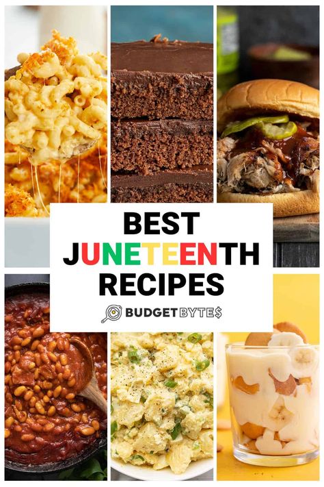 Best Recipes to Celebrate Juneteenth Juneteenth Meals, Juneteenth Desserts, Juneteenth Recipes, Southern Soul Food Recipes, Budget Bites, Southern Soul Food, Easy Homemade Cornbread, Soul Food Recipes, Delicious Chicken Recipes