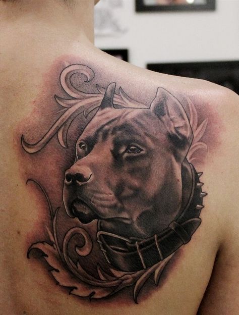 Animal Lover Tattoo, Pet Tattoo Ideas, Chucky Tattoo, Pet Tattoos, Animal Sleeve Tattoo, Pitbull Tattoo, Dog Paw Tattoo, Aztec Tattoo Designs, Samurai Tattoo Design