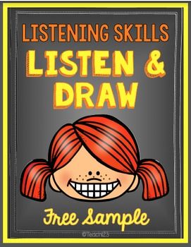 Listening Skills - Listen and Follow Directions Shading Exercises, Listening Skills Activities, Listening And Following Directions, Educational Tips, Listen And Speak, Listening Comprehension, Math Intervention, School Social Work, Teacher Conferences