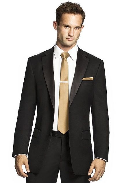 Groomsmen attire Navyblue/gold wedding. Black shirt and vest, gold tie Black Suit Black Shirt, Grey Suit Black Shirt, Black Suit White Shirt, Father Of The Bride Outfit, All Black Suit, Tie Outfit, Gold Suit, Black Suit Men, Groomsmen Ties