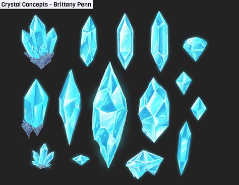 Crystal Concept Art, Draw Crystals, Drawing Crystals, Element Drawing, Witch Characters, Elemental Magic, Body Photography, Drawing Digital, Game Concept Art