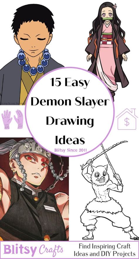 15 Easy Demon Slayer Drawing Ideas - How to Draw How To Draw Demon Slayer, Demon Slayer Sketch Easy, Easy Demon Slayer Drawings, Demon Slayer Drawing Easy, Demon Slayer Drawing Ideas, Demon Slayer Sketch, Demon Slayer Drawing, Sketch Outline, Step By Step Sketches