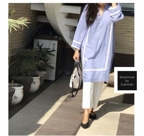 Punjabi Casual Suits, Royal Muse By Sukhman, Simple Punjabi Suits For Summer, Summer Punjabi Suits Cotton, Casual Pakistani Outfits, Cotton Suits Indian Casual, Designer Plazo, Casual Indian Outfits, Suits Ideas